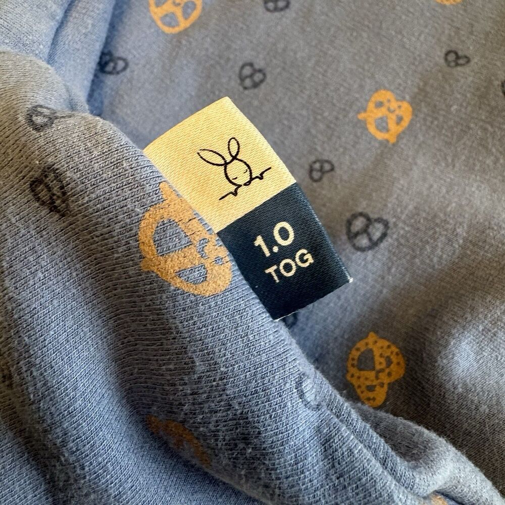 Ergo Pouch Sleep Sac 1.0 TOG 3-6 Months Size 00 Newborn Blue Petit Pretzel - Picture 8 of 11